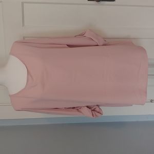 Modern Style Me dusty pink convertible sleeve pop over top